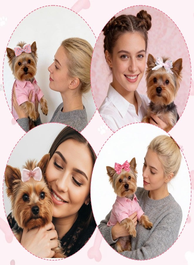 Matwsec 10PCS Dog Hair Bows Dog Bows for Small Size Dogs Cute Dogs Hair Bow with Rubber Bands for Cat Puppy Small Pet - Image 5